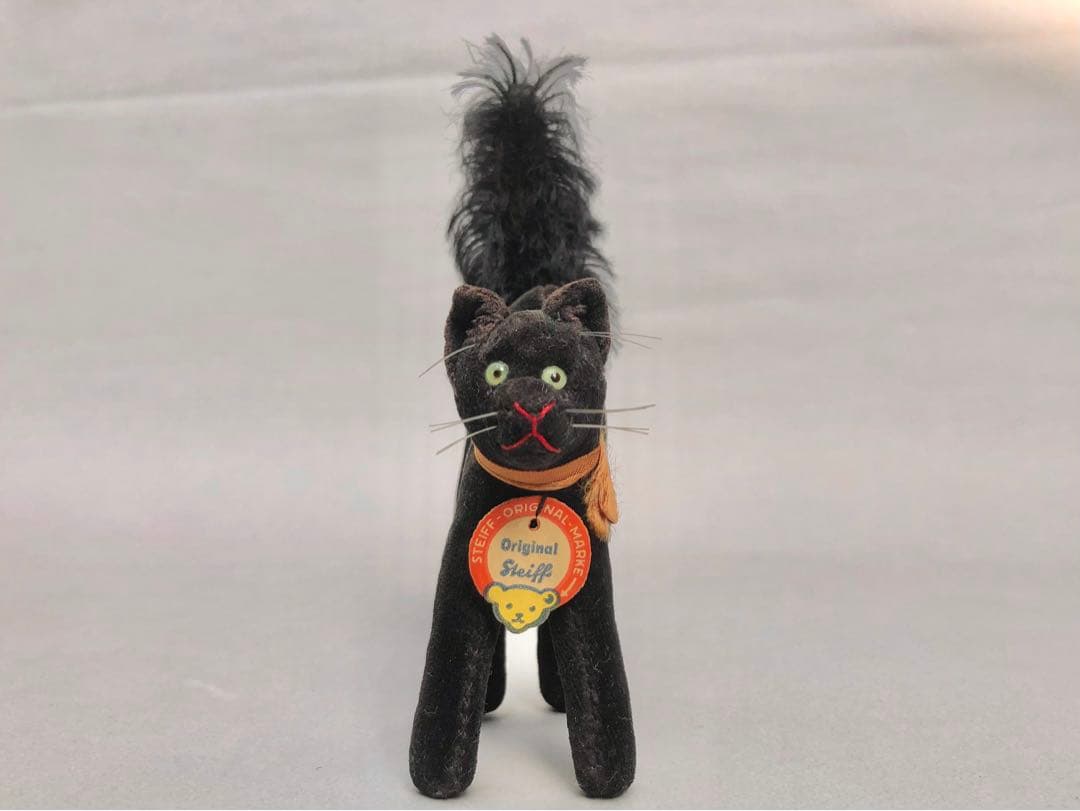 Steiff 猫のトムキャット 最小 黒猫 - メルカリ
