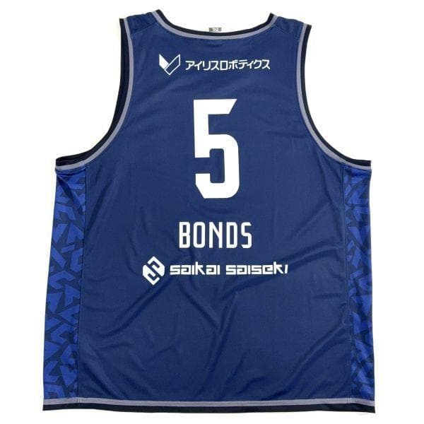 長崎ヴェルカ レプリカ バスケット ユニフォーム 5 マットボンズ 2XLサイズ