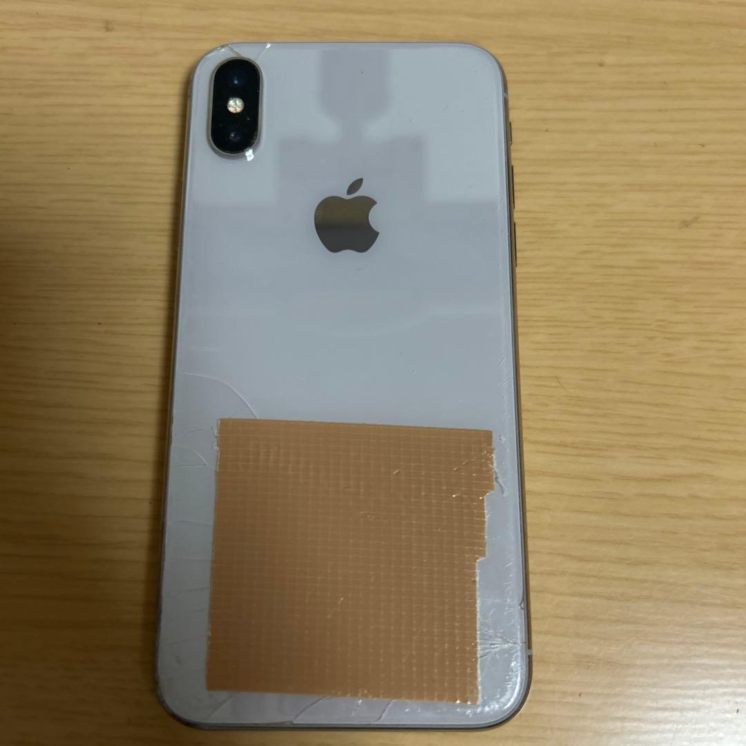 Apple iPhoneX 背面割れ 画面割れ SIMフリー シルバー 64GB - メルカリ