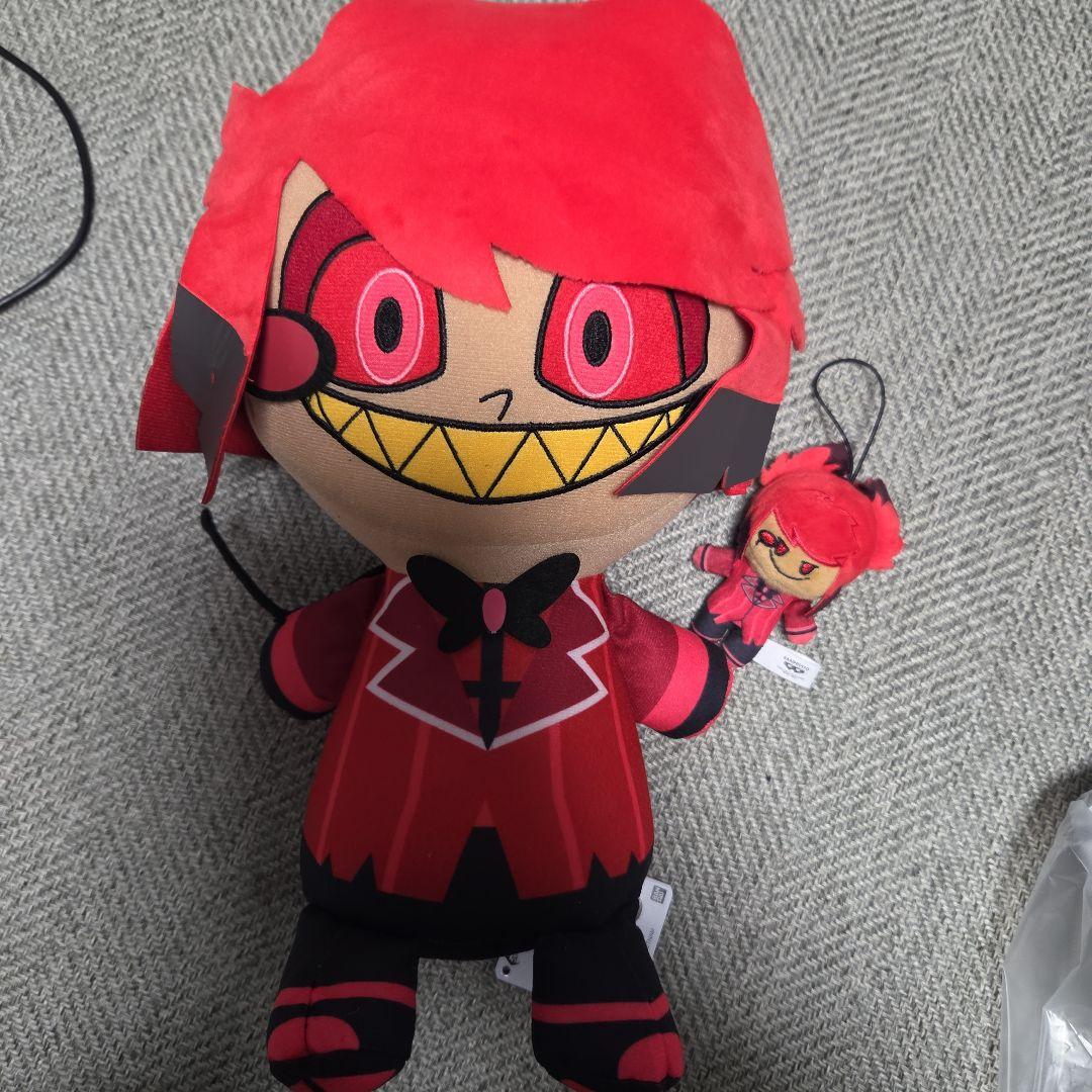 ハズビンホテル めちゃもふぐっとぬいぐるみ Alastor アラスター　ほわぬい アラスター】ハズビン・ホテルへようこそ めちゃもふぐっとぬいぐるみ