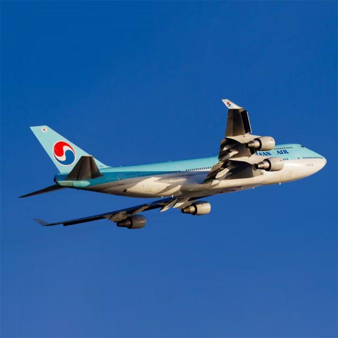 大韓航空 Aviationtag B747-400 裏コンビ色 - メルカリ
