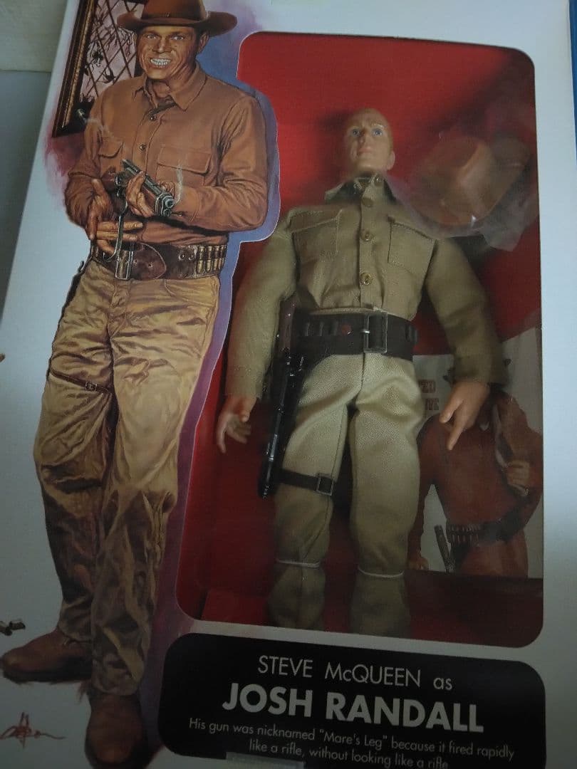 スティーヴ・マックィーン 拳銃無宿フィギュア 激レア/新品未開封/入手