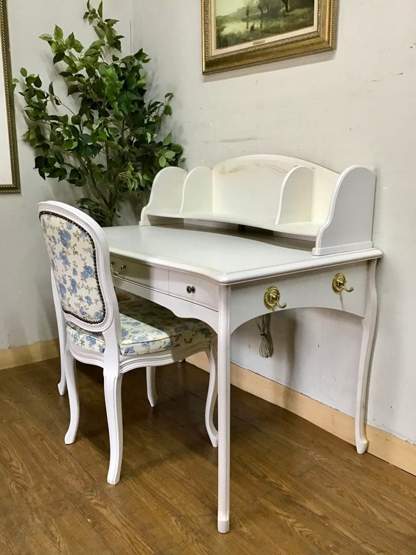 管363☆松永工房☆カンティーニュ☆ヨーロピアンスタイル☆デスク&チェア 楽天市場】カンティーニュ デスク 幅138cm / 送料無料 デスク 机 書斎