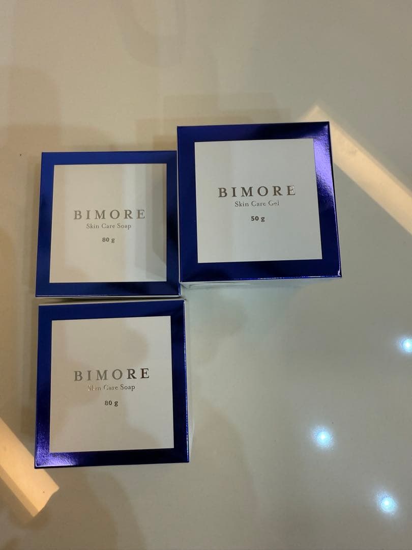 新品BIMORE スキンケアジェル 50g スキンケアソープ 2個 3点セット