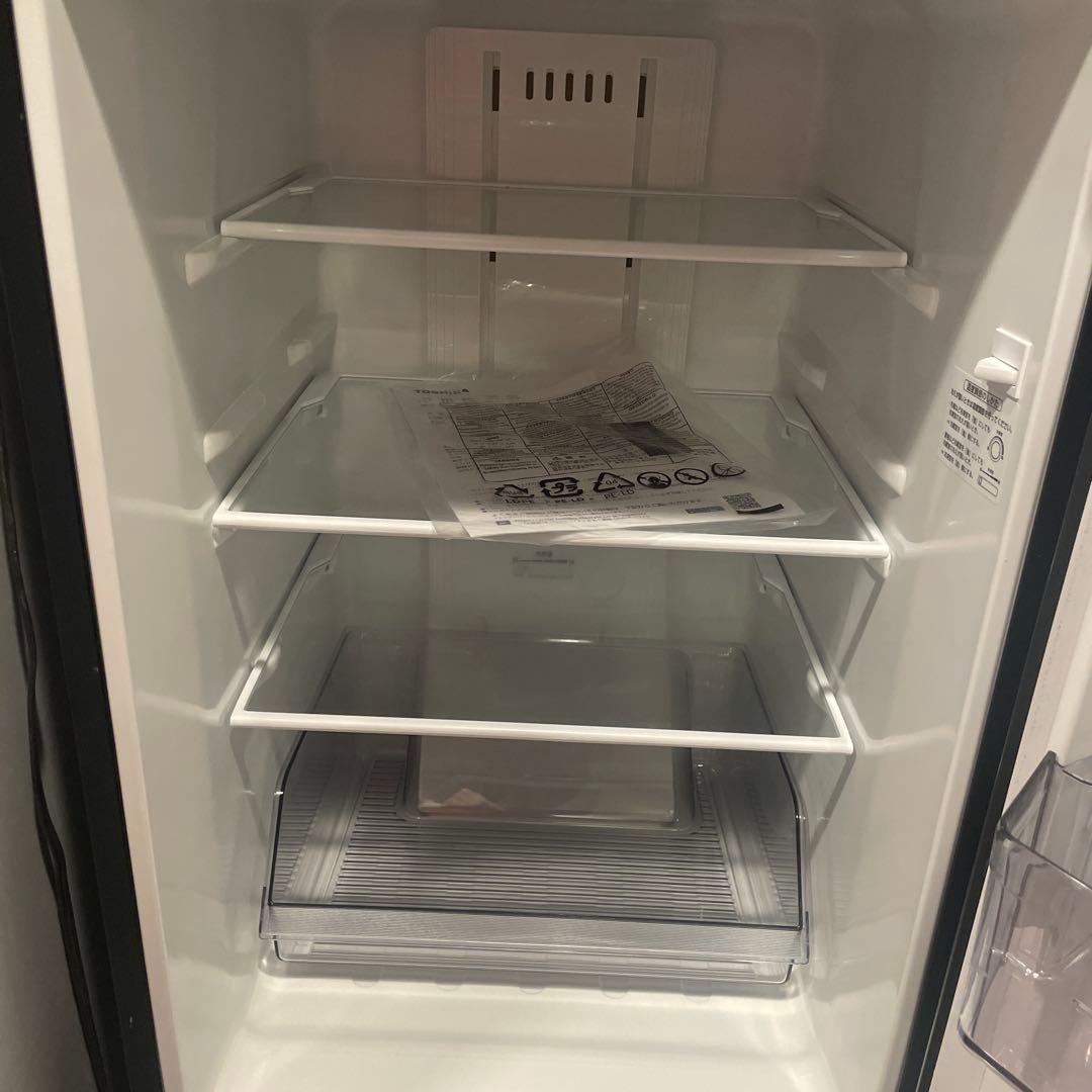 TOSHIBA ブラック冷蔵庫 直接引き取り限定あり、レンジケトルwii