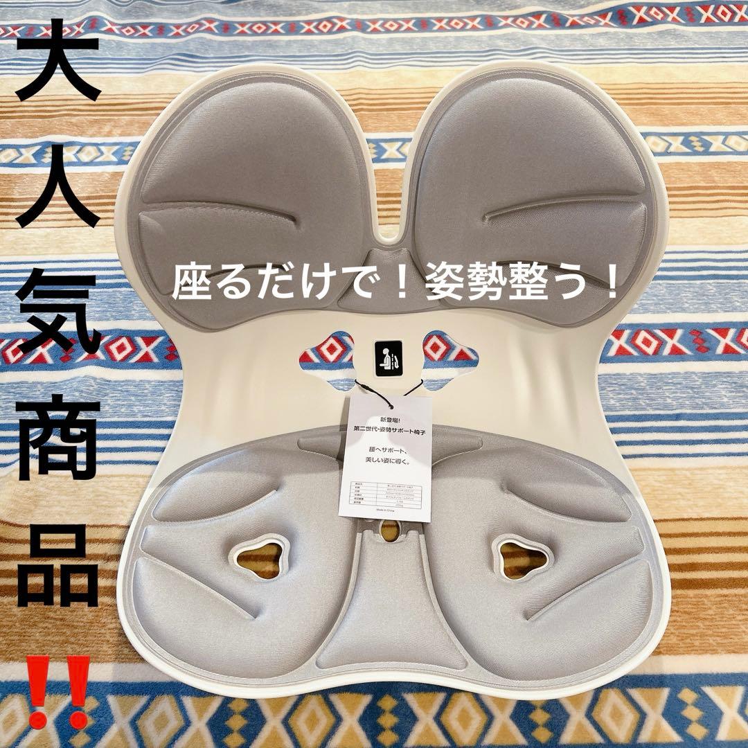 DEZIYUA】第二世代 姿勢矯正チェア 骨盤サポート 猫背改善 腰痛対策 ④