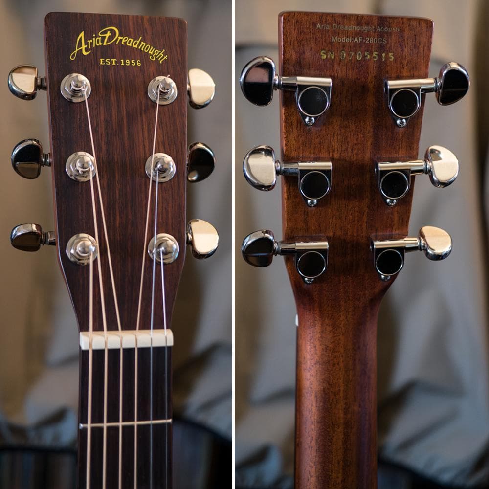 手渡し◎ Aria Dreadnought AF-280 単板トップ極美品 - メルカリ