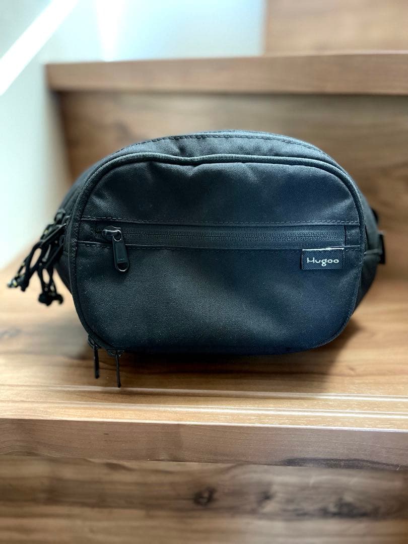 【美品】Hugoo（ハグー）ヒップシートキャリア　黒 ヒップシート（ブラック）Hugoo®︎（ハグー）公式｜世界中のデザイン賞