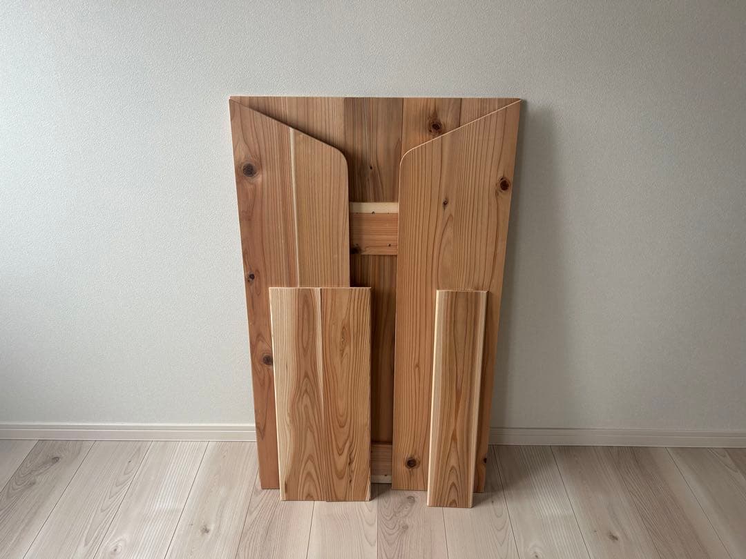 マルシェ•展示販売のレジ台に♪杉無垢材を使ったかわいいレジ