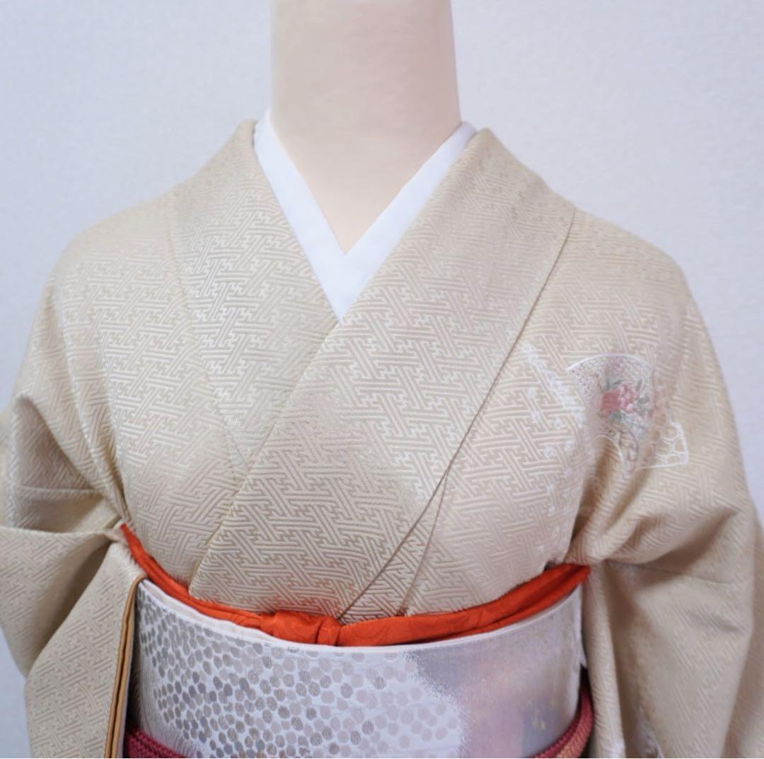 訪問着 4点フルセット432七五三 お宮参り 卒業式 入学式 汕頭刺繍 小柄