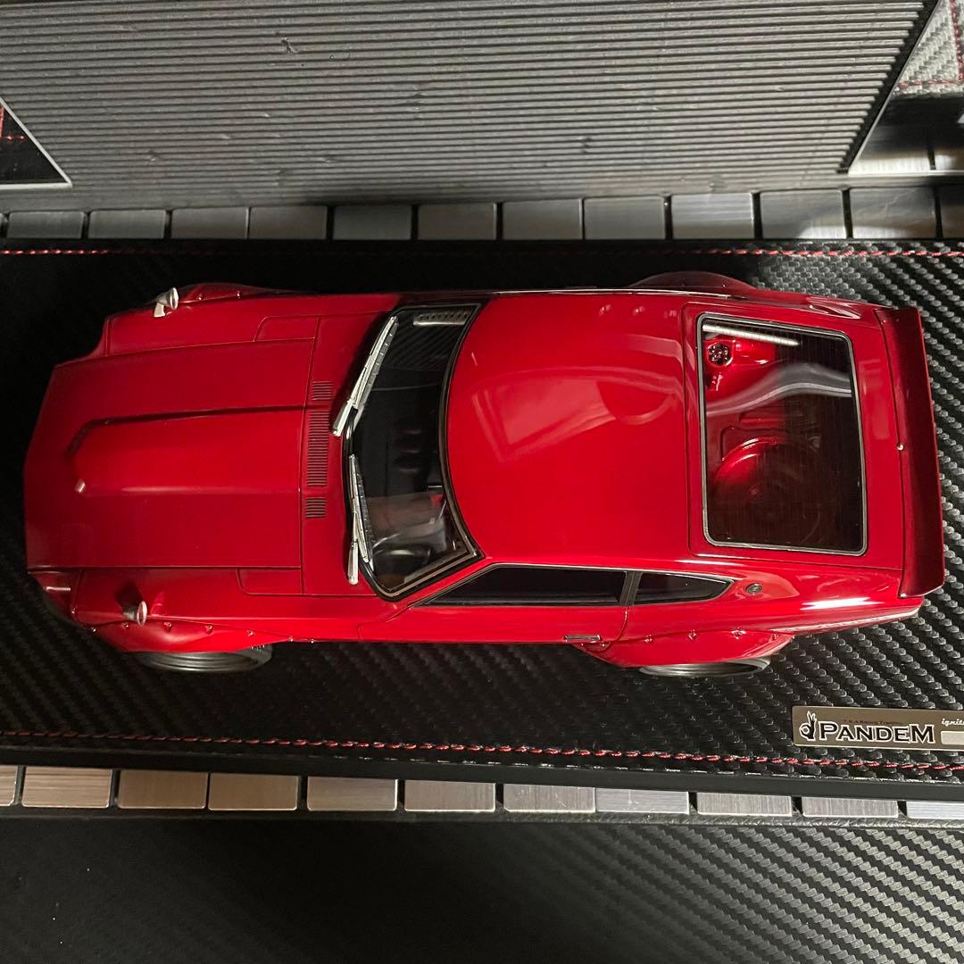 新品未展示品イグニッションモデル 1/18 パンデムS30 Zレッド