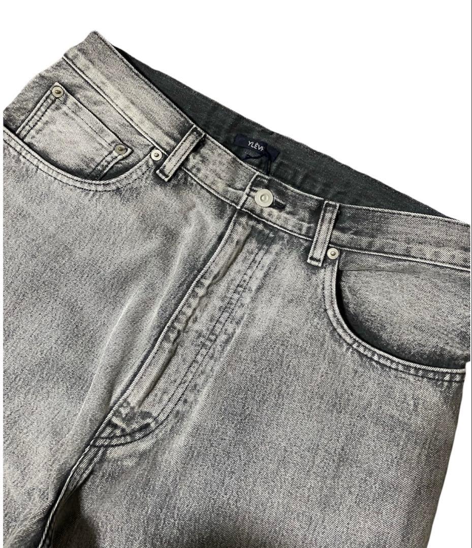 【YLEVE /イレーヴ】13.5oz Denim Baggy Fadeサイズ5