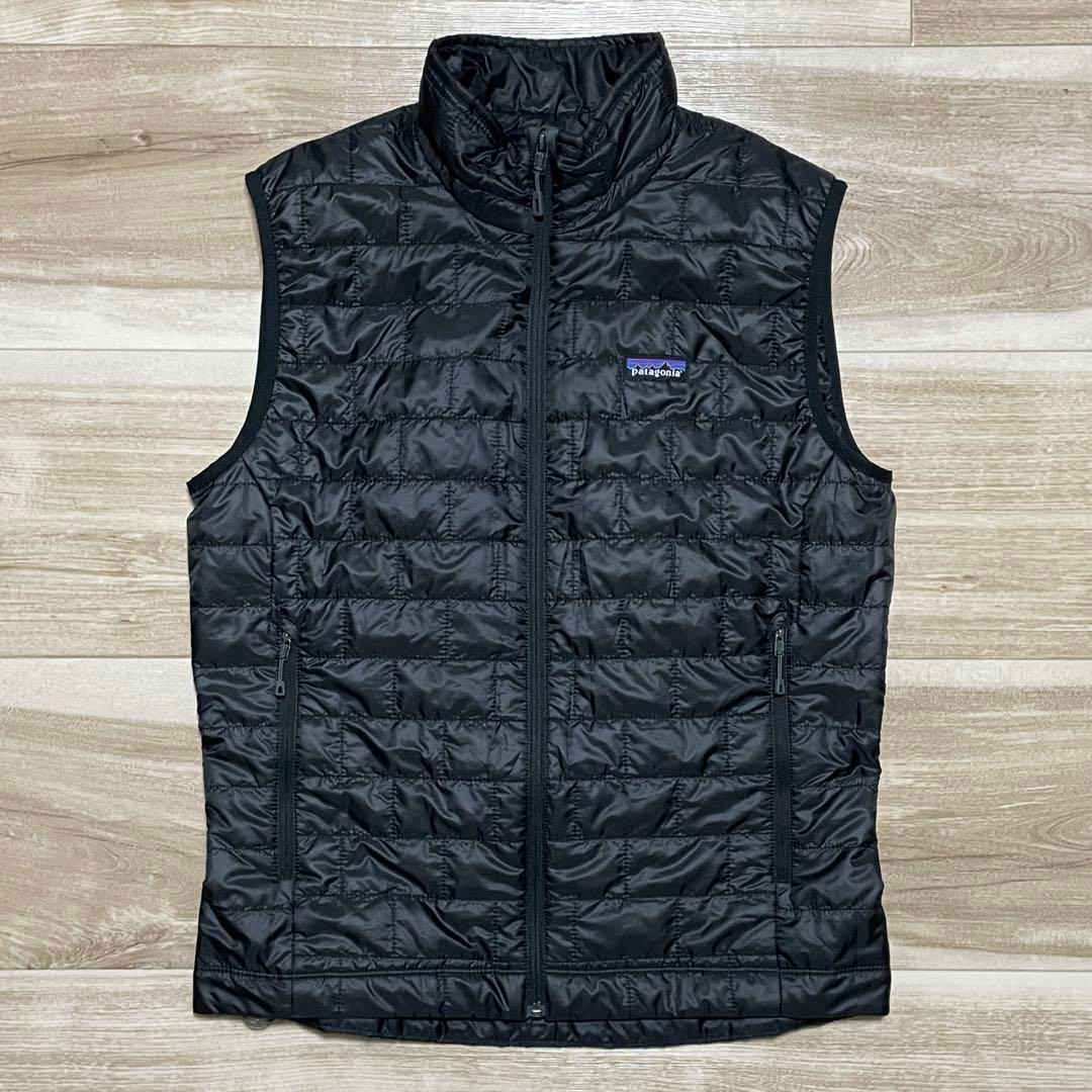 M] patagonia ナノパフ ベスト 黒 プリマロフト パフ パタゴニア