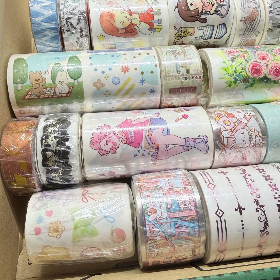 32個】マステ まとめ売り 人物・風景・装飾系 海外マステ 宅急便