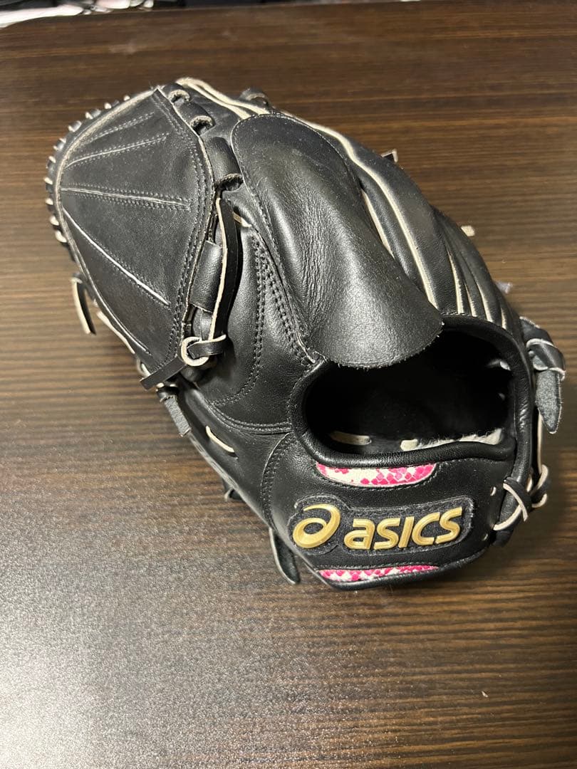 asics 軟式投手用 軟式グローブ 黒 即戦力 野球 アシックス 軟式グローブ GOLDSTAGE I-PRO asics 軟式グローブ