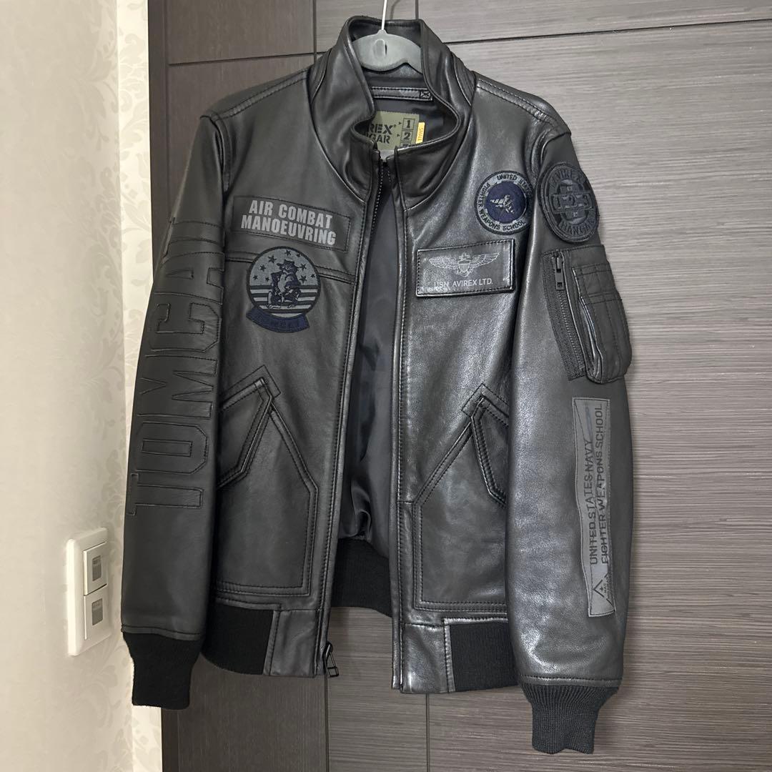 AVIREX 革ジャン　S 楽天市場】AVIREX アヴィレックス 50周年モデル VARSITY JACKET バー