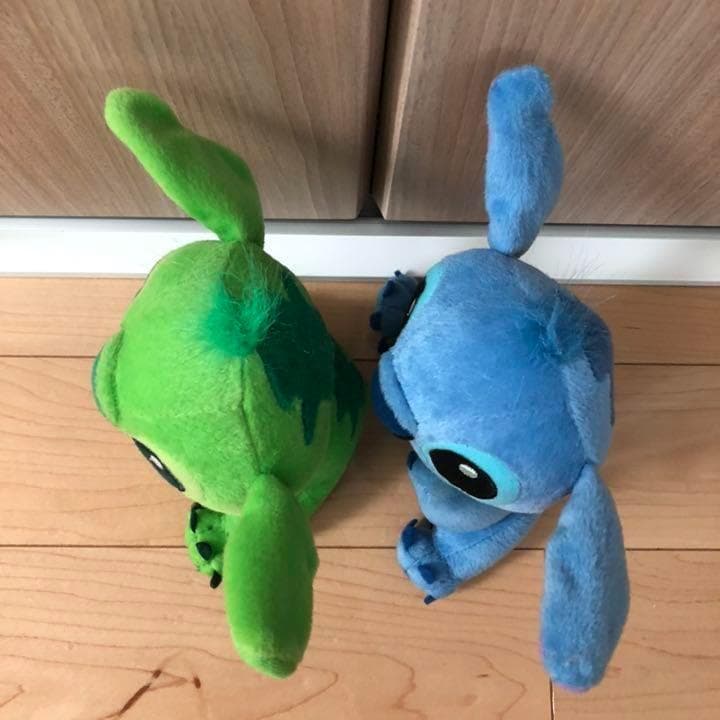 リロ&スティッチ スティッチ タイ限定販売 ぬいぐるみ グリーン/ブルー