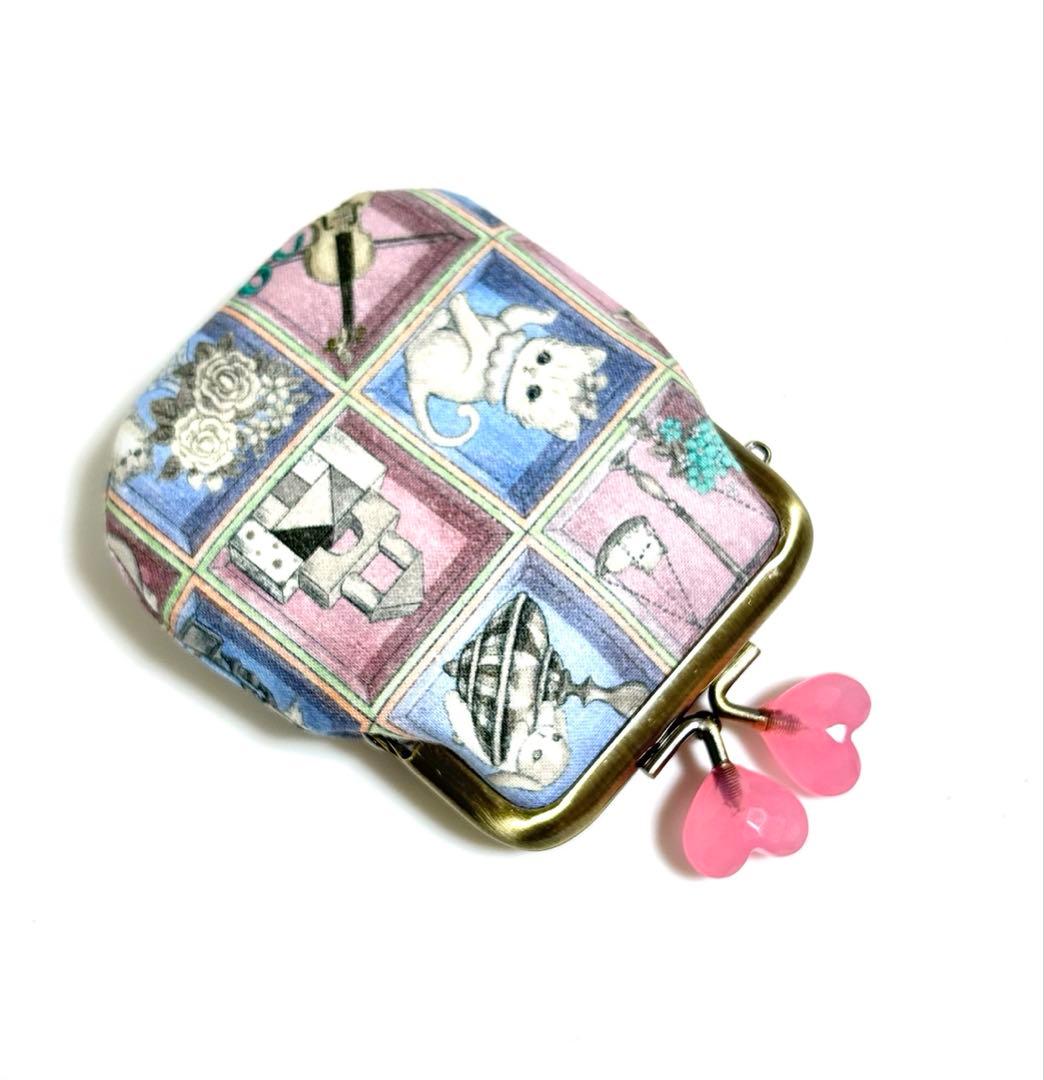 yukiemon TOYナイトボックス限定色ハート♡がま口ポーチ 猫