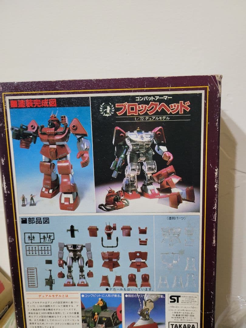 デュアルモデル 太陽の牙 ダグラム ブロックヘッド ジャンク デカール