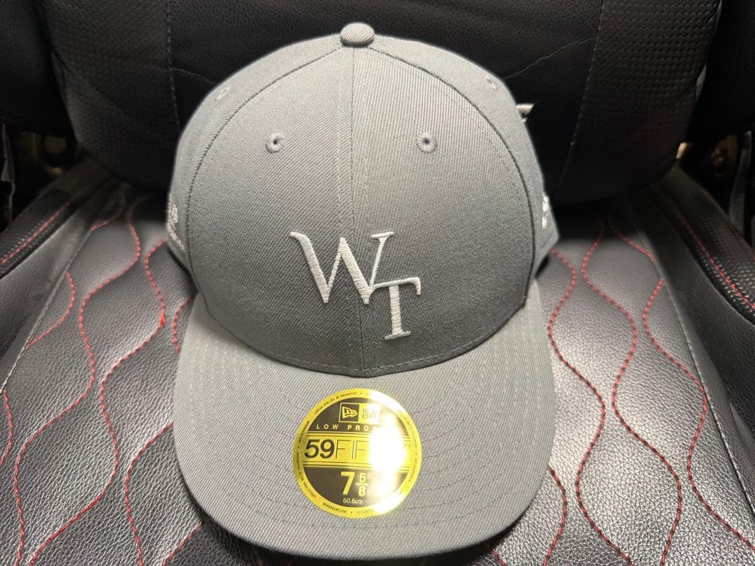 WTAPS 59FIFTY グレー キャップ サイズ7 5/8 未使用 W)taps - WTAPS NEW ERA 59FIFTY LOW CAP GRAY Mサイズの通販 by