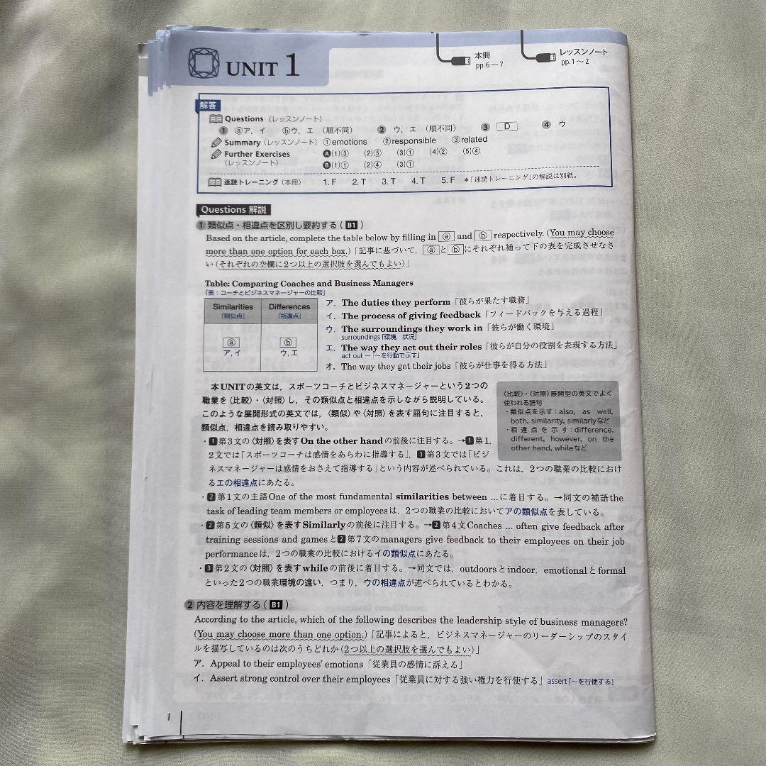 英語長文演習シリーズSWITCH4 解答解説 - メルカリ