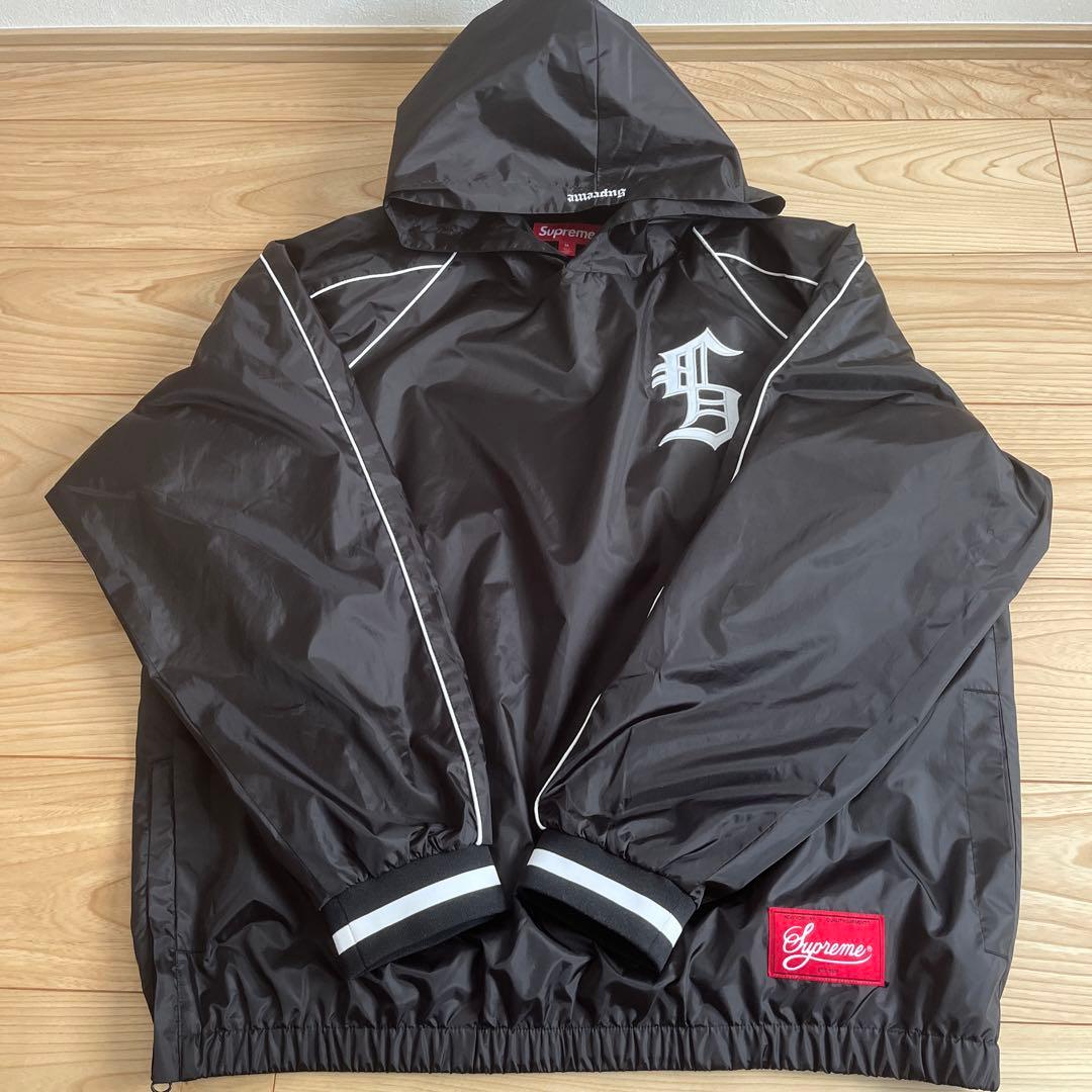 Supreme フード付きナイロンジャケット ブラック - メルカリ
