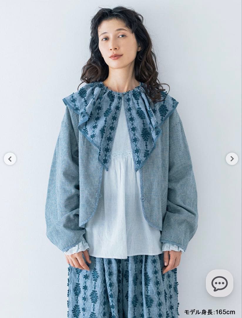 新品 kazumi×Samansa Mos2 リバーシブルジャケット ブルー - メルカリ