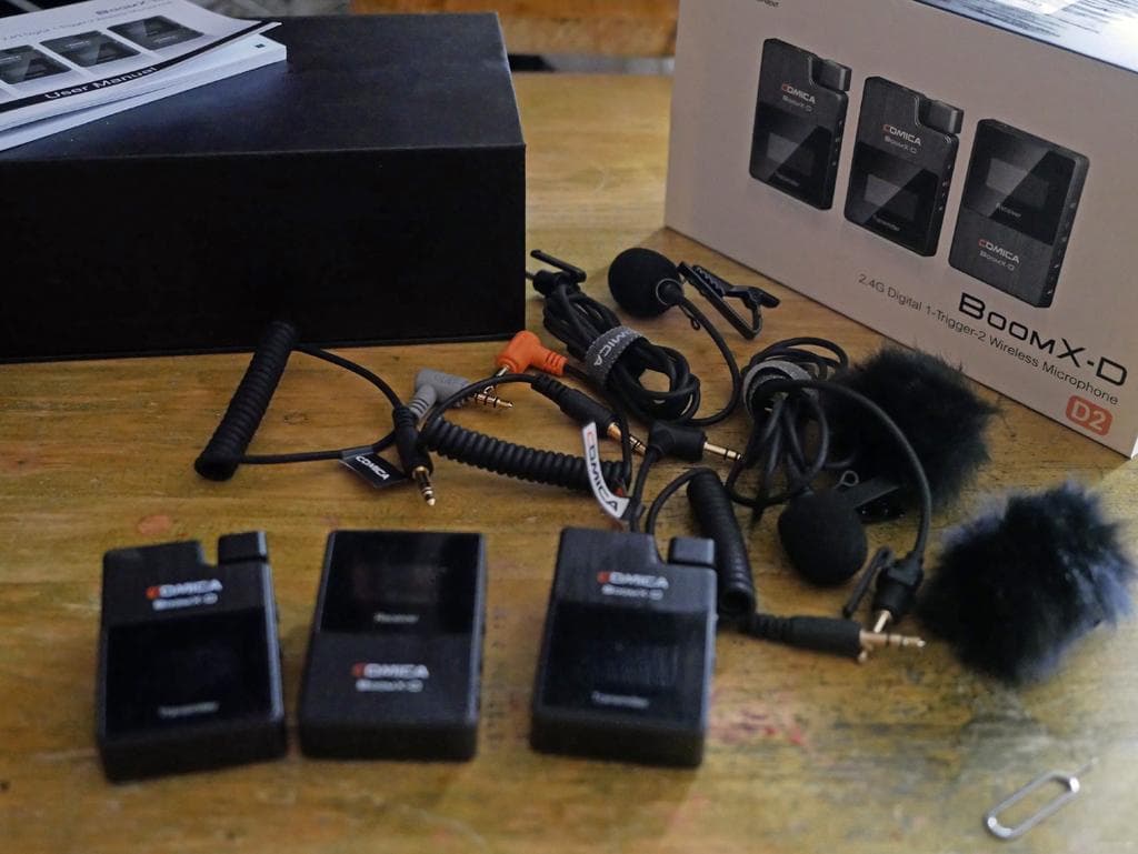 Comica BoomX-D ワイヤレスマイクシステム COMICA BoomX-D D2 ワイヤレスマイク 無線マイク ビデオマイク 2.4G