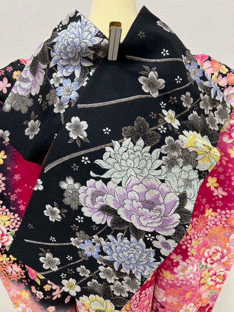 振り袖 フルセット 別誂長襦袢 薄紫 成人式 長尺袋帯 金彩加工 銀通し