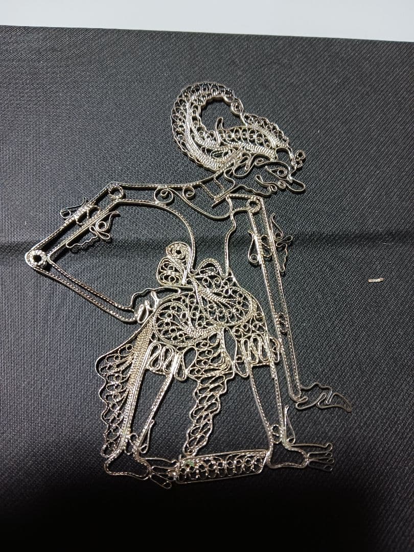 バリ島　銀線細工　ワヤンクリ　28.71g