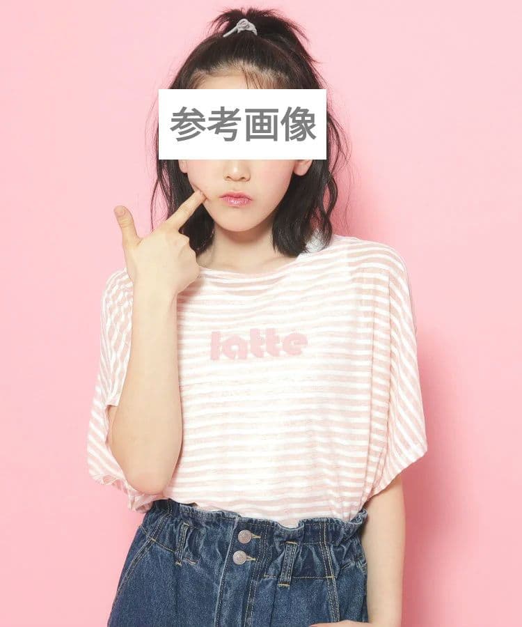 メル19034様専用☆新品 ピンクラテ☆シアーTシャツコ－デセット 130