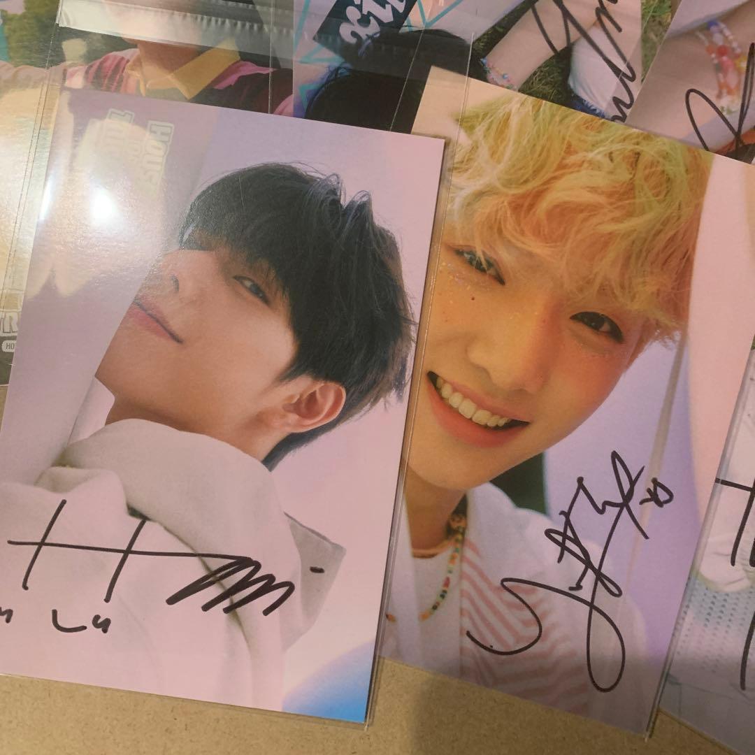 xikers 直筆サイン入りポストカード 9枚セット - メルカリ