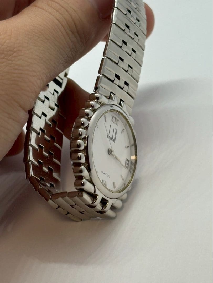 ダンヒル 腕時計 ローマ ホワイト文字盤 アンティーク