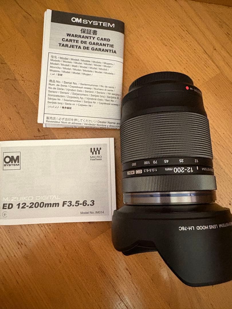 2回使用 ZUIKO ED 12-200mm F3.5-6.3 オリンパス