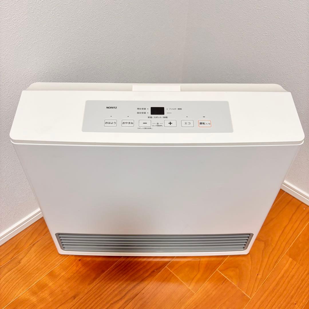 極美品】ノーリツ ガスファンヒーター GFH-5802S 都市ガス 21畳用