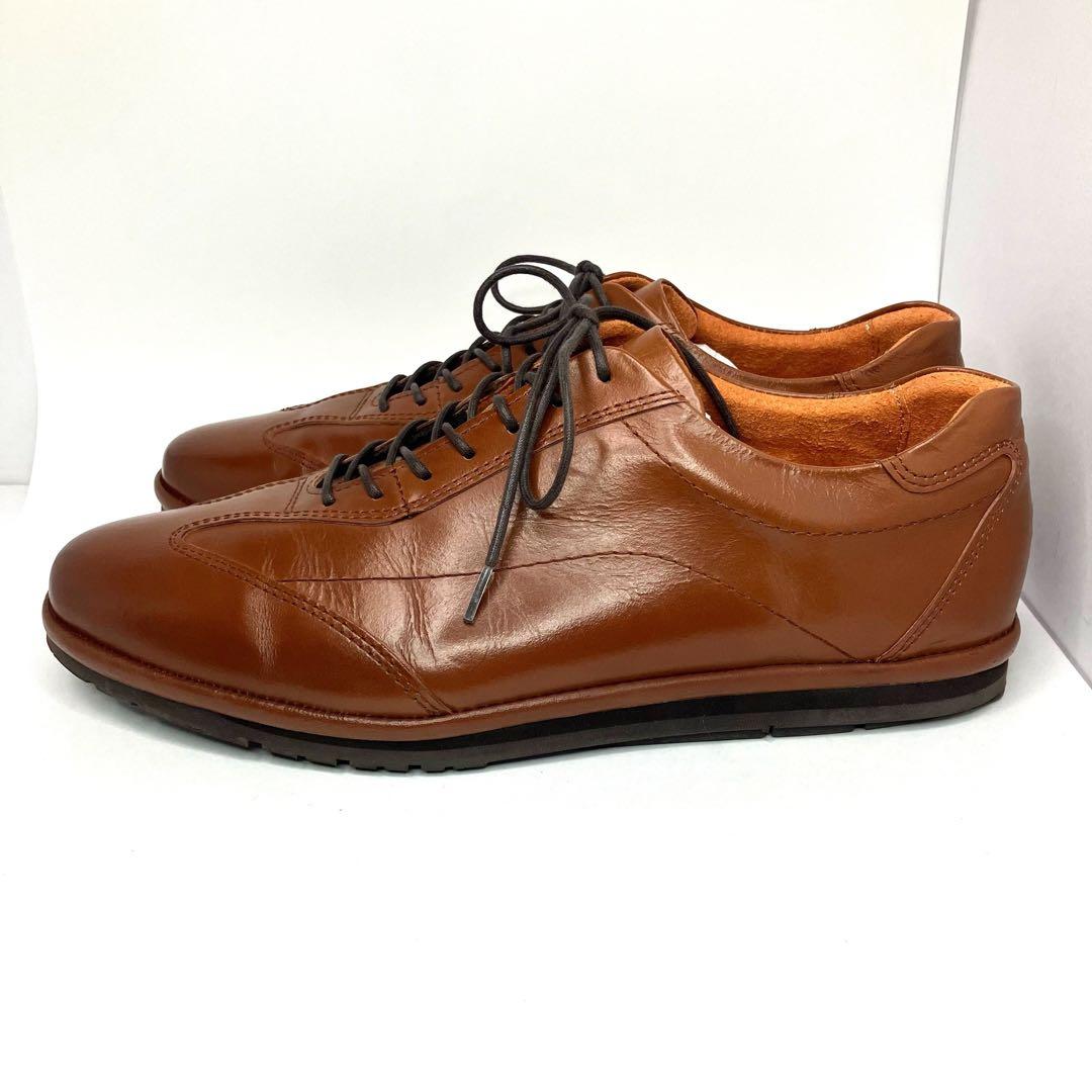 BEMOLOビモロ レザーシューズ スニーカー 革靴 本革 メンズ 25.5
