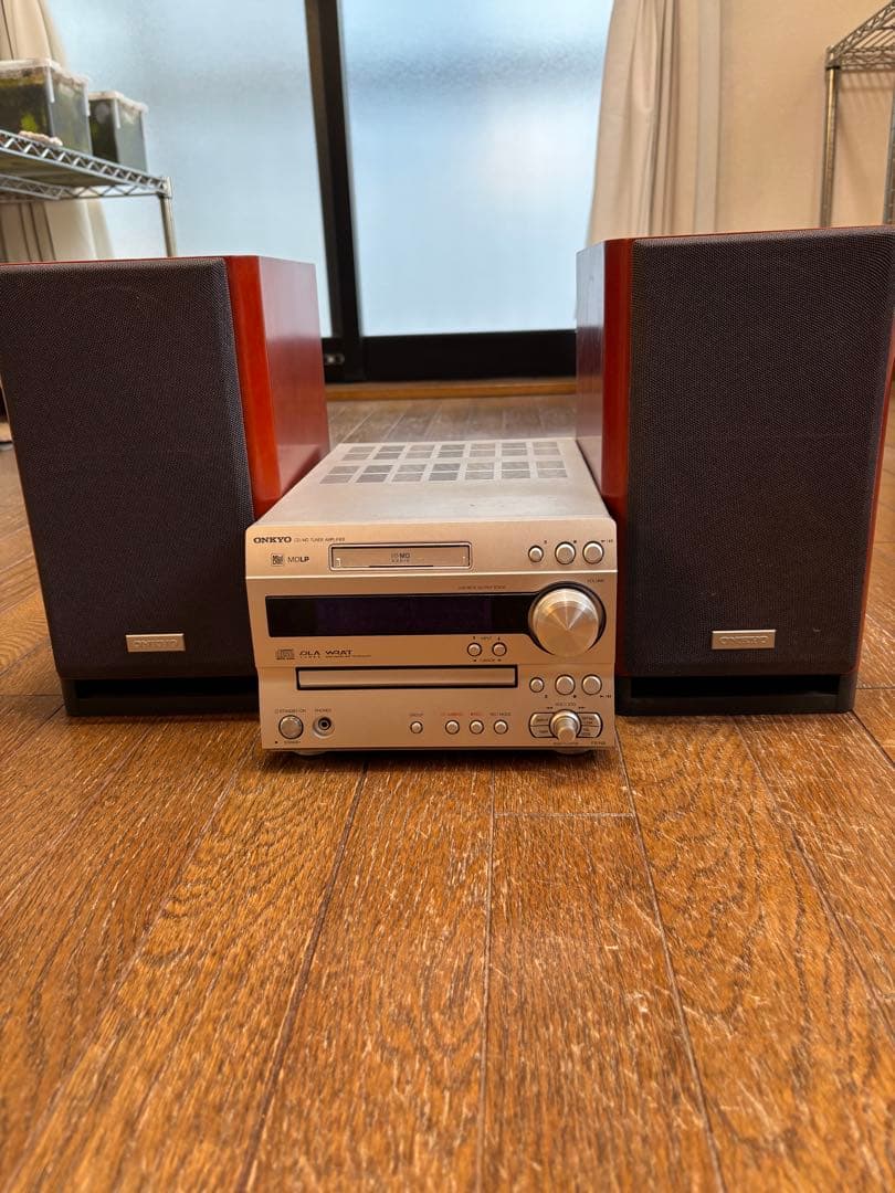 ジャンク品】ONKYO CD MDオーディオ ミニコンポ - メルカリ