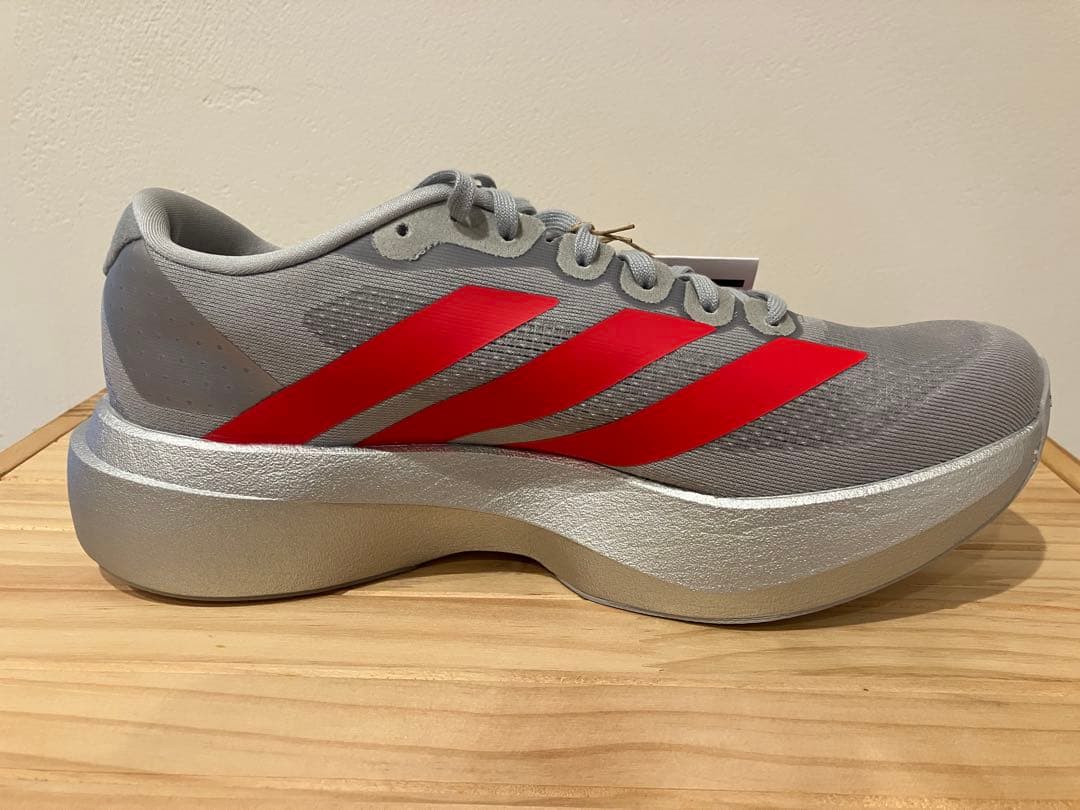 adidas adizero Evo SL シルバー/レッド　26.0cm