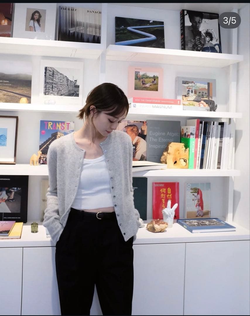 MARNO Emilie cardigan グレー 丸林広奈 - メルカリ