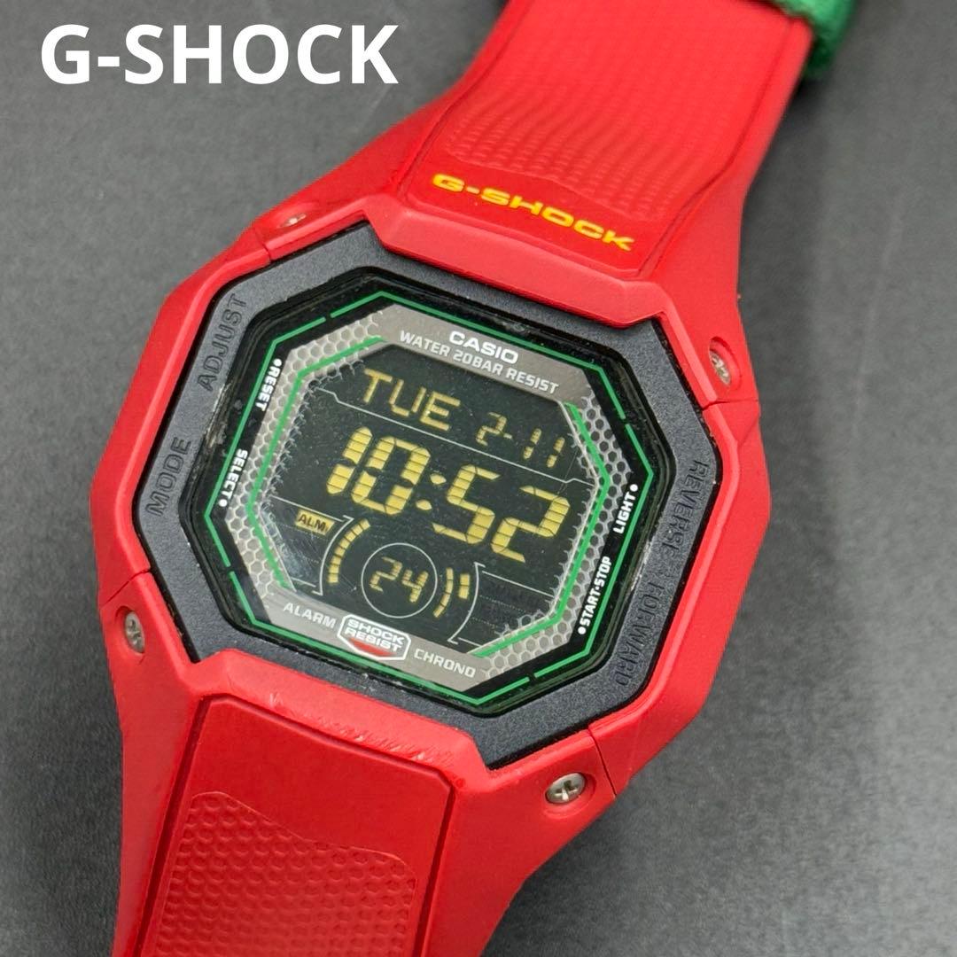 レア】生産終了G-SHOCK G-056RE-4 ラスタファリアン レッドCASIO G