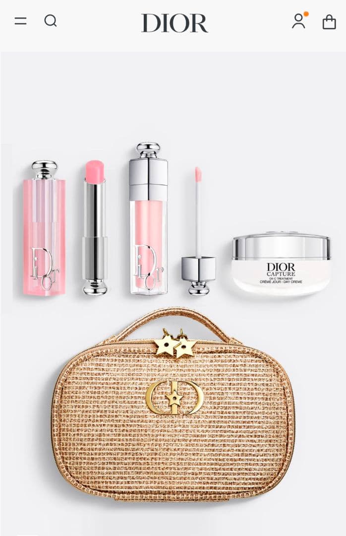 【新品・匿名配送】DIORディオール 2025ホリデー オファー 新品】ディオール dior 2025ホリデーオファー(限定品) リップ ポーチ