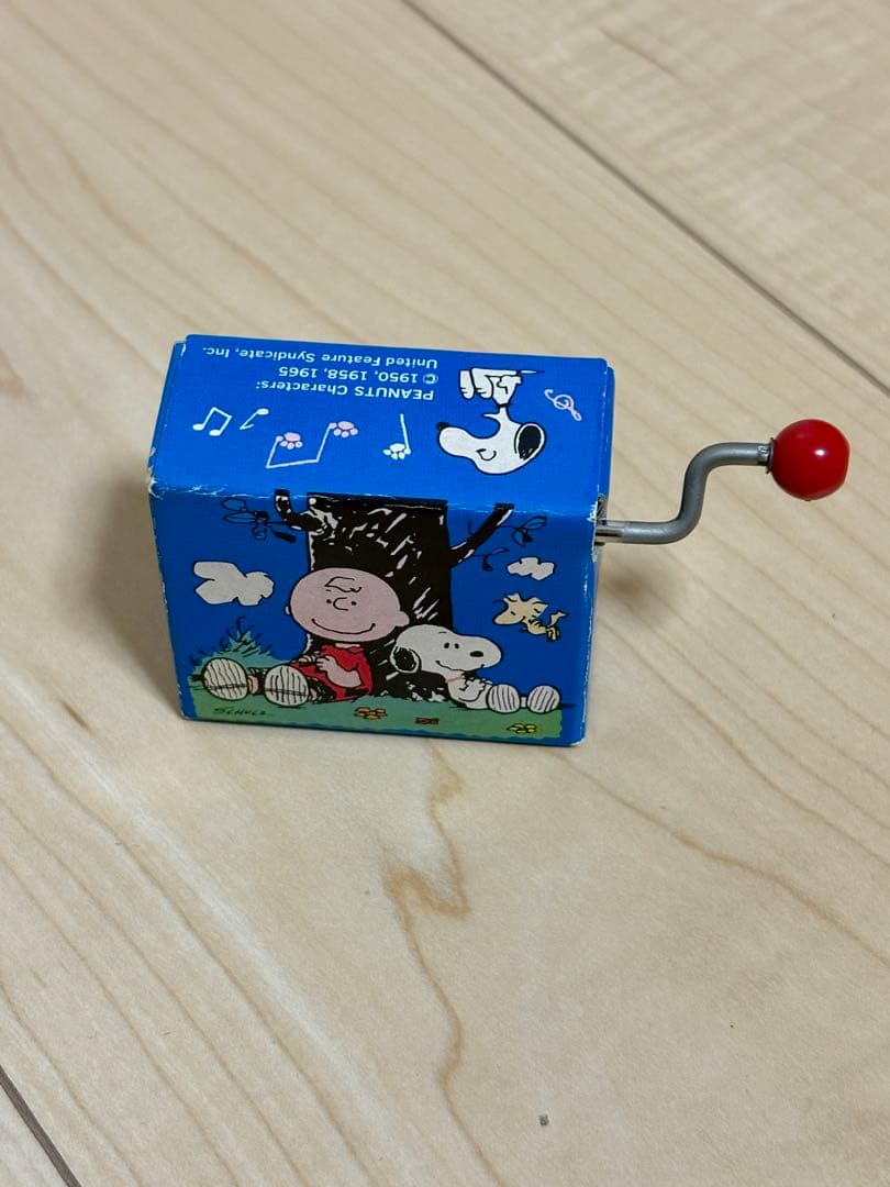 スヌーピー 手回しオルゴール - メルカリ