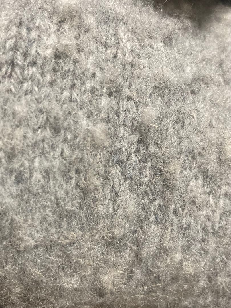 バトナー ナッピング ウール ニット セーター ネップ ピリング メンズ