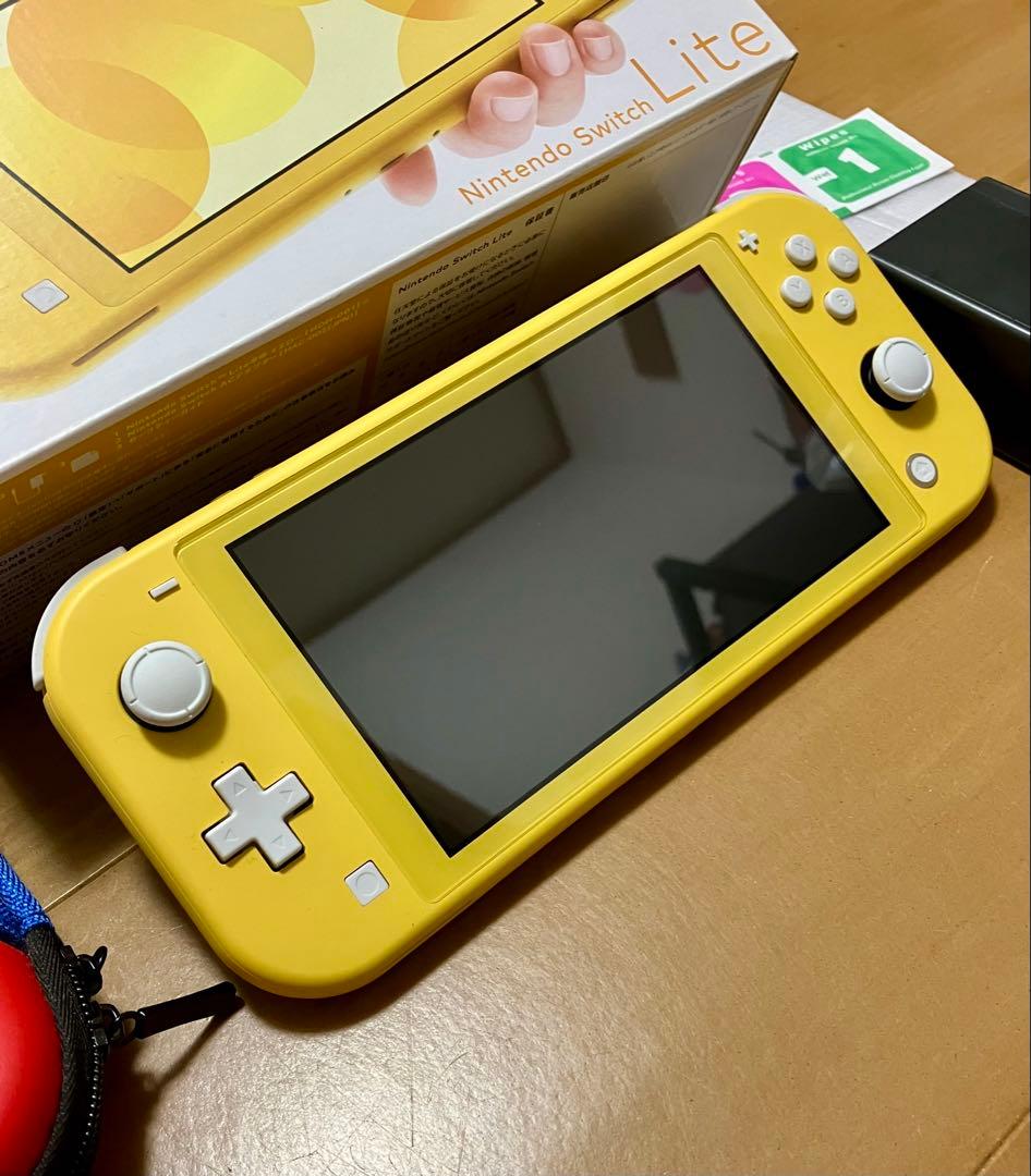 実働美品 Nintendo Switch Lite イエロー 本体 おまけ多数！ - メルカリ