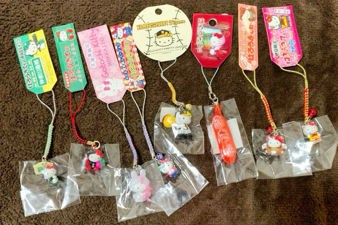 ご当地キティ 68個 根付 ファスナーマスコット パンク/新宿ver.キティ