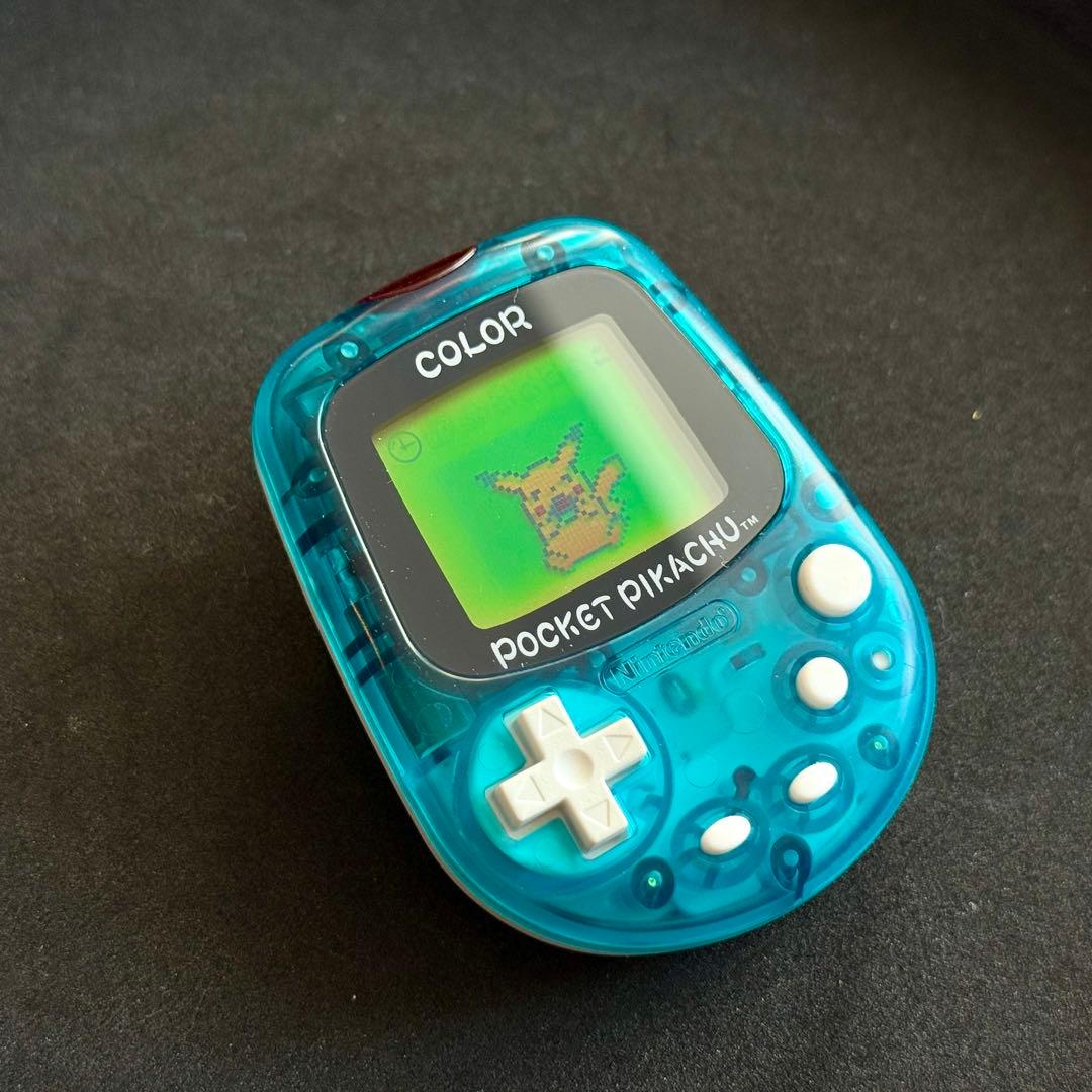 希少！任天堂 ポケットピカチュウカラー 限定カラークリアブルー