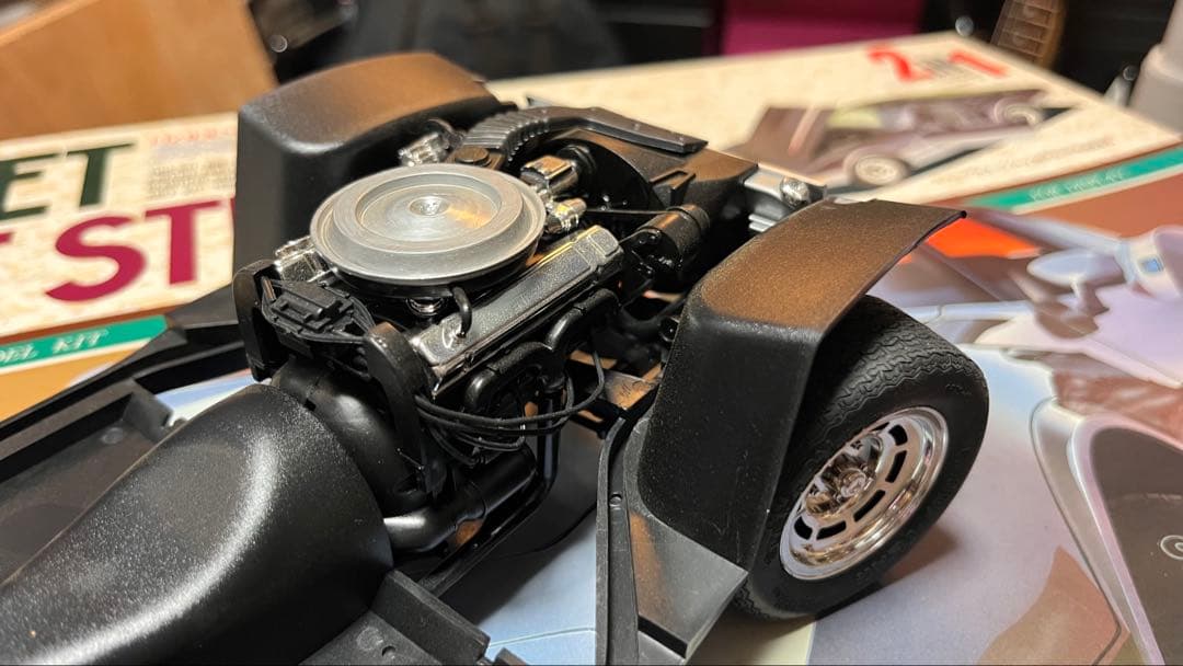 童友社1／12 シボレーコルベット・スティングレイ！残念ながら作りかけ