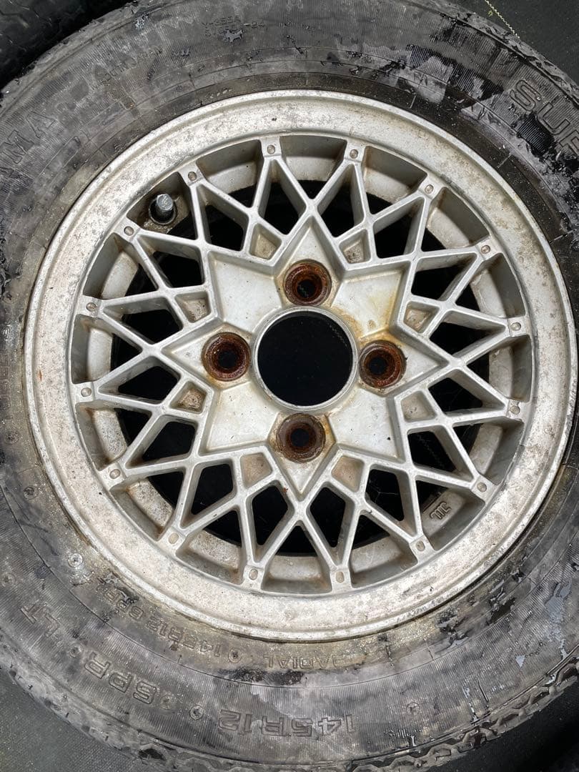 H*a様 12インチ　メッシュホイール　4.5J PCD100 オフセット35