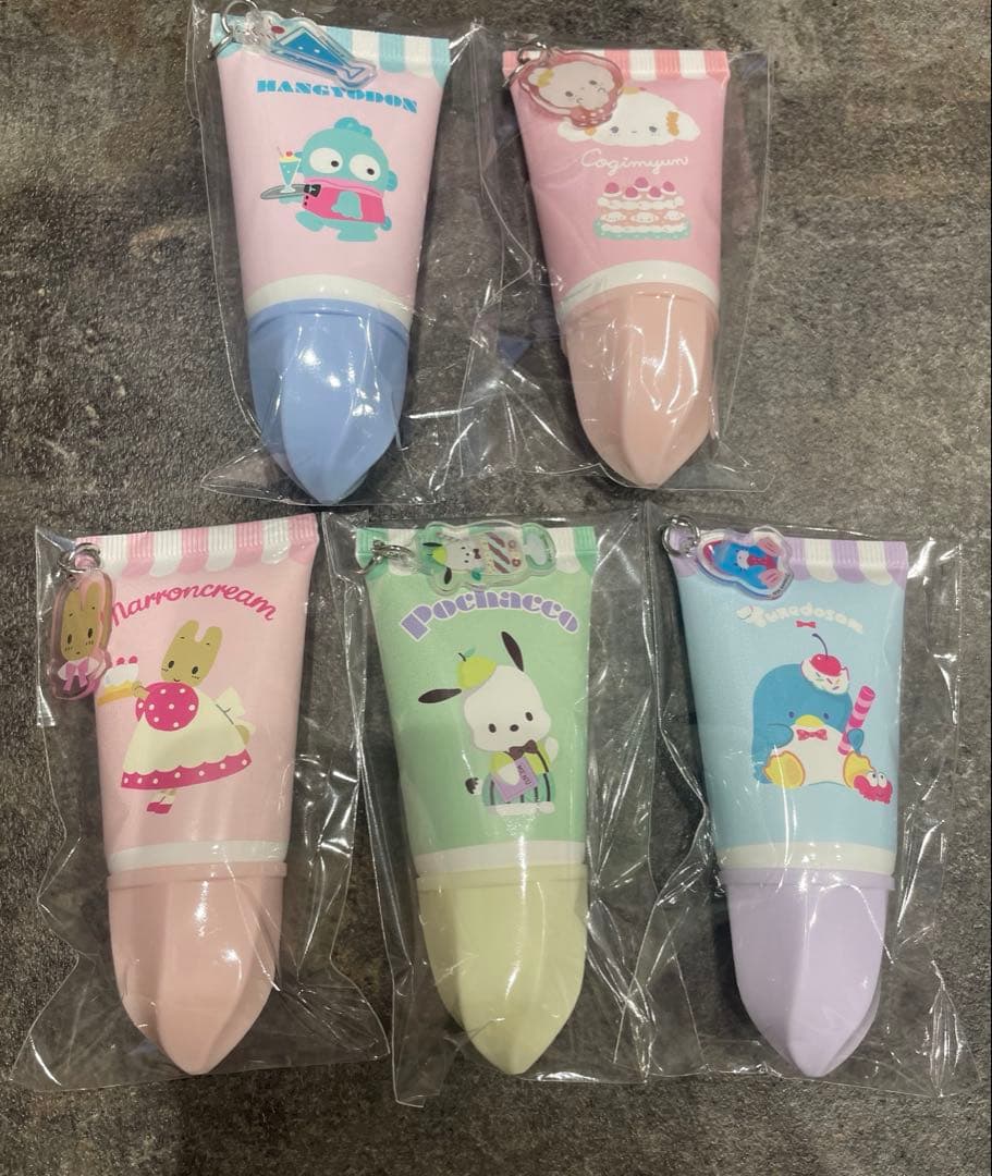 全10種コンプ] サンリオ ホイップハンドクリーム アクリルチャーム付き