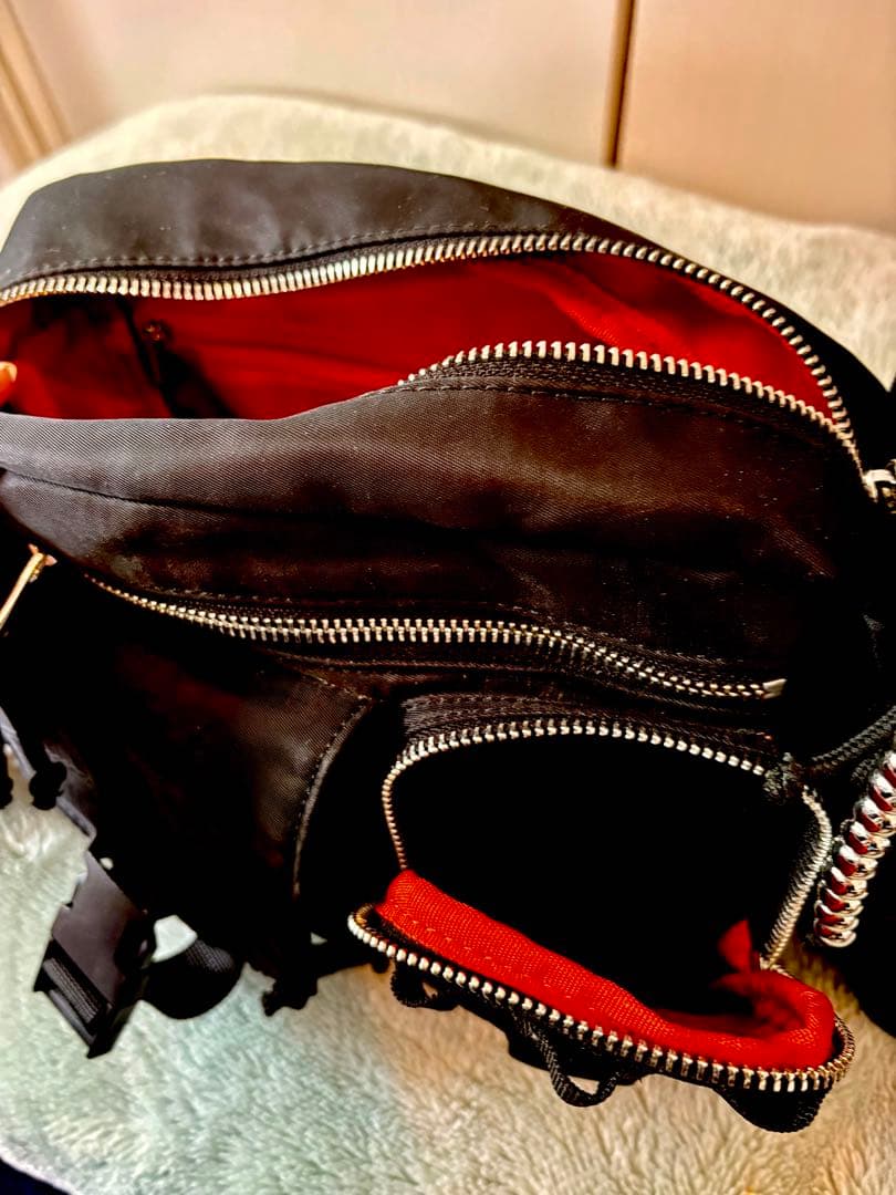 K312様限定 Ameri VINTAGEナイロン ブラック ショルダーバッグ - メルカリ